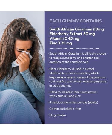 Nature's Way Sambucus Cold and Flu Relief Original Elderberry Gummies Used in Herbal Medicine to Help Relieve Symptoms (Cough Runny Nose and Sore Throat) in Adults 60 Gummies 60 count (Pack of 1) Medicine - Buy Online on GoSupps.com