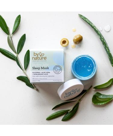 By Nature Hydro Jelly Sleep Mask - Hydrating Glycerin Aloe Vera & Hyaluronic Acid for Glowing Skin - Buy Online on GoSupps.com