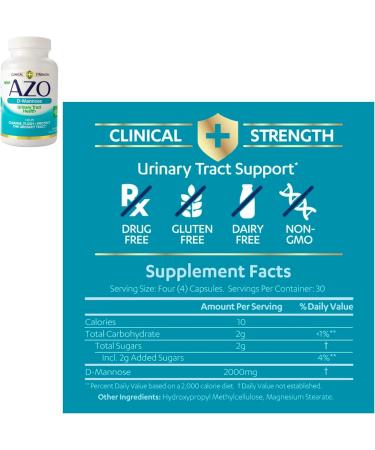 AZO Cranberry Pro Urinary Tract Health Supplement 600mg PACRAN 1 Serving More Than 1 Glass of Cranberry Juice 100 CT + D Mannose Urinary Tract Health Cleanse Flush & Protect The Urinary Tract 120 - Buy Online on GoSupps.com