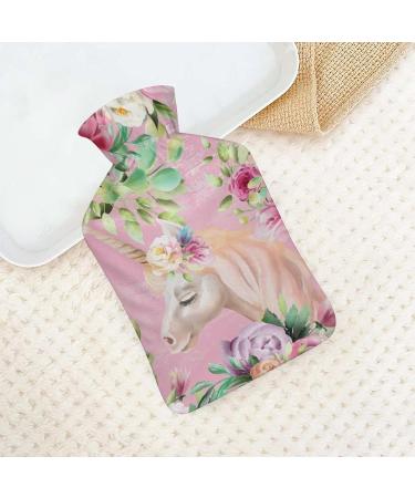 Unicorn Hot Water Bottle with Lid | Rubber Pain Relief & Foot Warmer | Hot & Cold Therapy - Buy Online on GoSupps.com