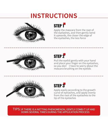 Yanquina Super Long Mascara 4d Long Curling Hold Makeup Mascara Rich Black Mascara Waterproof Sweat Proof Drying Not Sticky No Clumping Black Voluminous Mascara (Black 1) Black 5 g (Pack of 2) - Buy Online on GoSupps.com