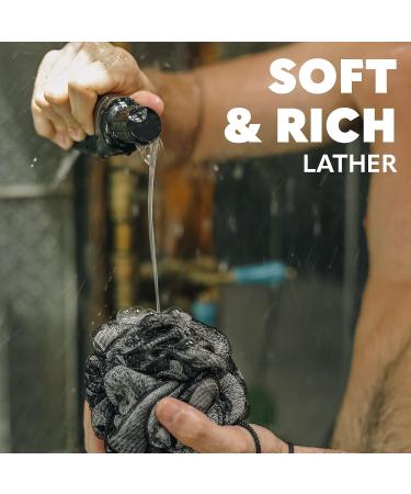 Beard Club Premium Exfoliating Loofah Sponge for Men and Women - Large Shower Body Scrubber for Luxurious Skin Care - Durable Bath Pouf in Stylish Design - Buy Online on GoSupps.com