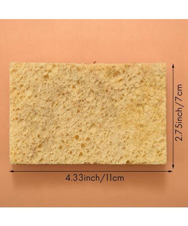 Besuso 64Pcs Biodegradable and Compostable Sponges Scouring Pad Palm Fiber Eco-Friendly Sponge for Kitchen Dishes Cleaning - Buy Online on GoSupps.com