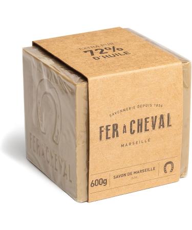  Fer Cheval Fer Cheval - Genuine Marseille Soap - Cube (OLIVE 600g) - Buy Online on GoSupps.com
