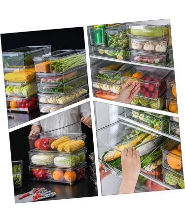 Alipis 1pc Box Refrigerator Storage Box Fridge Drawer Organizer Vegetable Storage Organizer Crisper Thicken - Buy Online on GoSupps.com