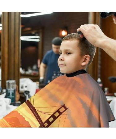 Golden Gate Bridge Hair Cutting Cape for Kids | Professional Barber Apron - San Francisco - Buy Online on GoSupps.com