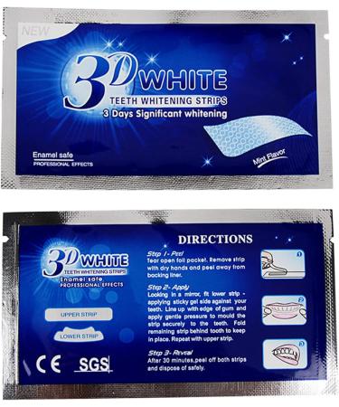 Whitening Strips for Sensitive Teeth - Gentle & Effective | Box of 7 Pairs - Fast International Shipping - Buy Online on GoSupps.com