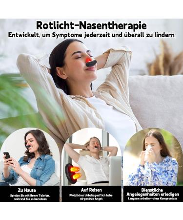 Respirelief Red Light Nasal Therapy Device | Physiotherapy Nose Recovery | Fivfivgo Respiratory Relief | International Shipping Available - Buy Online on GoSupps.com