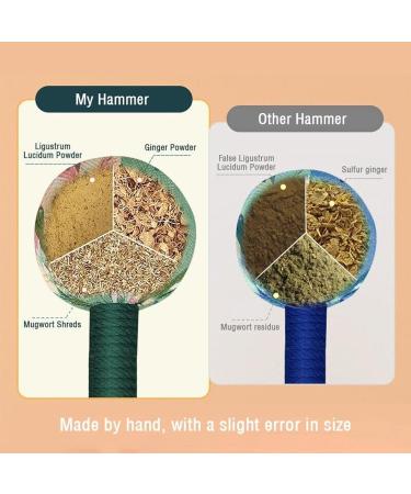 Buy Lymphhammer - Manual Body Massage Hammer for Deep Tissue Relief | Hand-Held Wormwood & Long Hand Design (10.23 inch Color D) - International Shipping Available - Buy Online on GoSupps.com