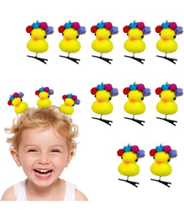 Huyath Duck Hair Clips | Plush Yellow Duck Hairpin Yellow Duck Design Plush Hairpin Collection for Kids Women Girls - Buy Online on GoSupps.com