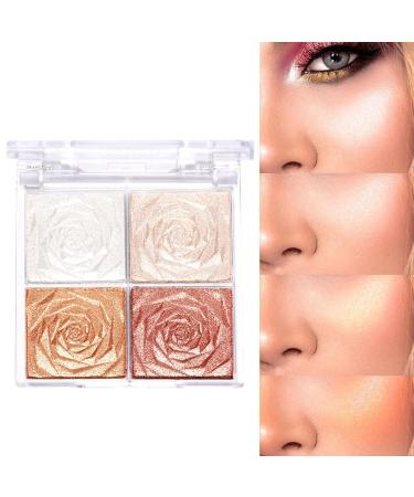 Highly Pigmented 4 Color Eye Shadow Palette - Natural & Durable Cosmetics (One Size) - Buy Online on GoSupps.com