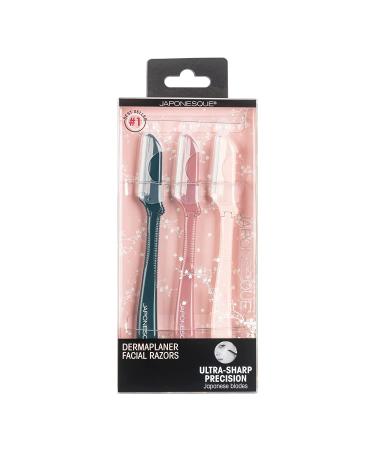 JAPONESQUE Dermaplaner Facial Razors for Exfoliation & Hair Removal - Enhances Serum Absorption for Glowing Skin - Buy Online on GoSupps.com