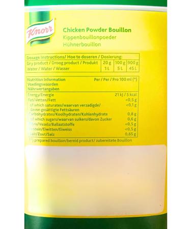 Knorr Chicken Powder Seasoning 900g - Authentic Flavors for Delicious Meals - Buy Online on GoSupps.com