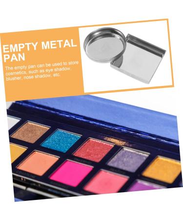 NOLITOY 30pcs Aluminum Empty Makeup Palette Pans - DIY Eyeshadow Metal Plates for Cosmetics - Buy Online on GoSupps.com