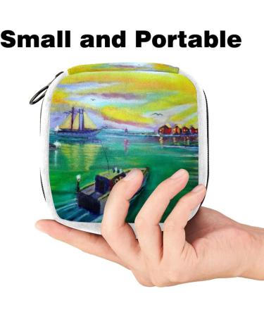 GIAPB Period Pad Storage Bag with Landscape Art | Color3134 - Buy Online on GoSupps.com