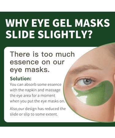 Cobor Seaweed Under Eye Mask - Collagen Eye Patches for Dark Circles, Puffy Eyes, Wrinkles & Crow's Feet - 60 Pcs - Buy Online on GoSupps.com
