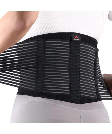 Back Brace Lumbar back Support Belt for Lower Back Pain Relief  Heavy Lifting Work  Sciatica  Herniated Disc  Scoliosis Back Pain Relief  Weight lifting   House Cleaner Compression Belt for Men and Women Large