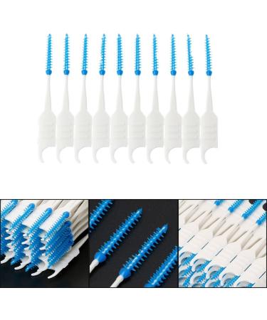 200-Piece Silicone Interdental Brush Set - Hygienic Cleaning Tool for Adults | Soft Toothbrushes for Optimal Oral Care - Buy Online on GoSupps.com