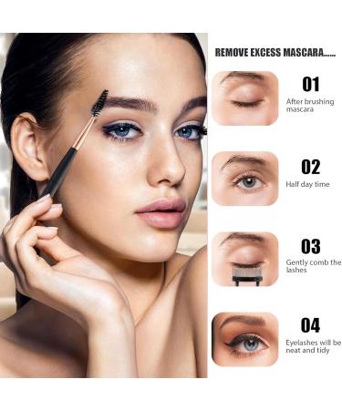 RUINIPOT 2 Pcs Double-Ended Eyelash Separators Multipurpose Lash Separator Eyelash Comb Perfect Eyelash Applicator Tool for Lashes(black and pink) Professional Eye Makeup Tools - Buy Online on GoSupps.com