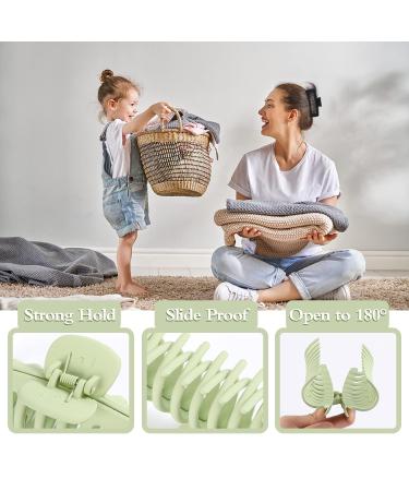 5 Inch Extra Large Hair Clips - Strong Hold Claw Clips for Thick Hair - 8 Pack Oversized Non-Slip Hair Accessories - Buy Online on GoSupps.com