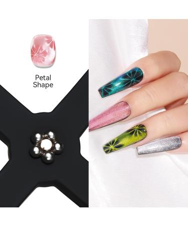 MIZHSE 5 in 1 Nail Magnet Tool for Cat Eye Nails | Multi-Function 3D Magnetic Stick | Nail Art Design Tools for Salon & DIY | Black - Buy Online on GoSupps.com