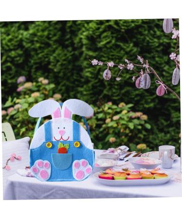 HOMSFOU 2 Pcs Rabbit Gift Bag Party Gift Containers Easter Door Decorations Easter Bags for Kids Easter Goodie Bags Candy Containers Easter Gift Bags Child Cloth Modeling Gift Box - Buy Online on GoSupps.com
