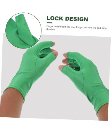 Healeved 3 Pairs Nail Gloves Manicure Tools Elastic Spandex Mittens - Buy Online on GoSupps.com