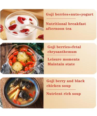 Goji Berries 14.1OZ/400g Wolfberry Special Grade Goji Berry Dried Fruit Berry Whole & Large No Sulfur No Addition Great for Drinks Snacks Beverages  - Buy Online on GoSupps.com