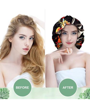 Yiwgood Satin Bonnet for Natural Hair - Black | Luxe Hair Protection - Buy Online on GoSupps.com