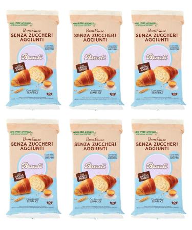 Bauli Bauli Cornetti Croissant Semplice Senza Succheri Aggiunti con Lievito Madre Croissant No added sugar with leaven Lot of 185 g each package contains 5 croissants of 37 g