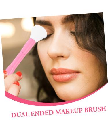 Ipetboom make up applicator Makeup Brush Powder Brush Cosmetics Foundation Brush Simple double head Cosmetics Brush highlight brush highlighter brush highlighter paint cosmetic - Buy Online on GoSupps.com