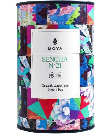 Moya Organic Sencha Green Tea #21 | 60g | Japanese Tea | Vegan & Vegetarian Friendly | Perfect for a Gift - Buy Online on GoSupps.com