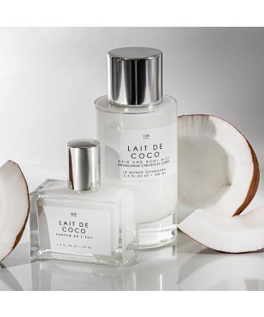 Lait de Coco Hair & Body Mist - 3.4oz | 100ml - Le Monde Gourmand Coconut Milk Mist 3.40 Fl Oz (Pack of 1) - Buy Online on GoSupps.com