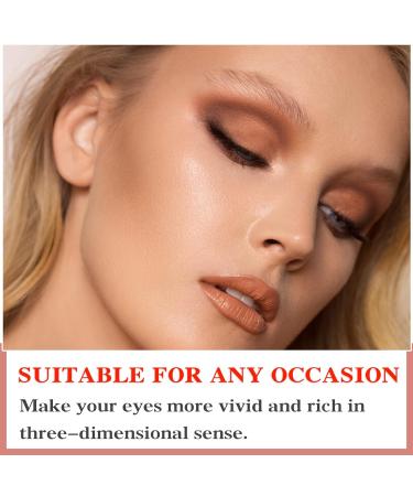 Naked Eyeshadow Palette - 12 Natural Shimmer Glitter Colors - Long Lasting & Waterproof - Smokey Eye Makeup - Includes Brush - Buy Online on GoSupps.com