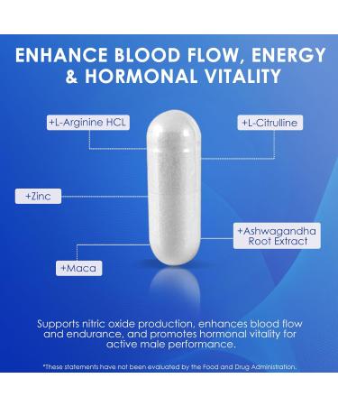 NAD+ Supplement for Men 1000mg Liposomal NAD+ with Resveratrol CoQ10 L-Citrulline & Maca Root Cellular Energy Healthy Aging Support Antioxidant Nitric Oxide Prostate Health for Men 60 Capsules - Buy Online on GoSupps.com