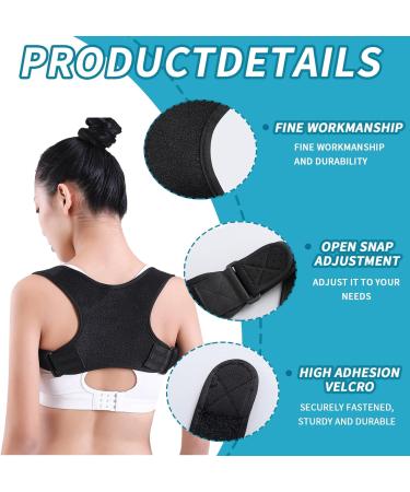 Adjustable Posture Corrector for Men & Women - Breathable Back Straightener (3 Pieces) - Improve Posture & Comfort - Buy Online on GoSupps.com