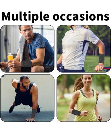 Buy Sports Wrist Bag Sweat-Absorbing Bracelet with Zipper for Running Walking Jogging & Yoga | International Shipping - Buy Online on GoSupps.com