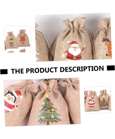 Cabilock 48 Pcs Christmas Sack Calendars Santa Bag Christmas Advent Bags Countdown Blush Beam Port Elder - Buy Online on GoSupps.com