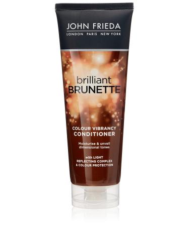 John Frieda Brilliant Brunette Colour Vibrancy Conditioner 250 Ml Conditioner Brunette Hair Hydrating Conditioner Brown Hair Conditioner 250ml Brilliant Brunette