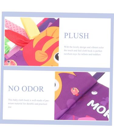 Abaodam 5-Stage Fabric Book for Toddlers | Early Development Baby Toys | Soft Crumpled Touch Book for Girls & Newborns - Buy Online on GoSupps.com