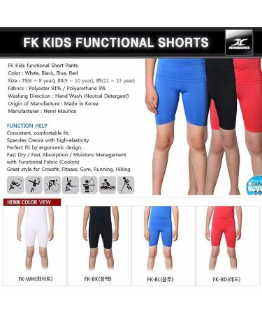 Henri Maurice Kids Compression Shorts - Youth Boys Black Base Layer Pants - Buy Online on GoSupps.com