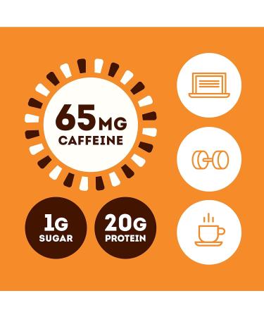 ONE Coffee Shop Caffeinated Protein Bars Caramel Macchiato Gluten Free with 20g Protein and 65mg of Caffeine Energy Pantry Staples 2.12 oz (12 Count) Packaging May Vary - Buy Online on GoSupps.com