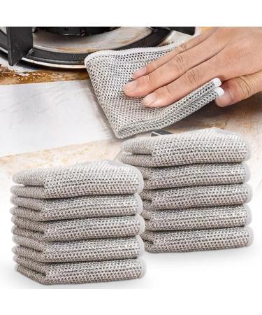 Dewedrt 2024 New Multi-Purpose Steel Wire Dishcloth Metal Wire Dishcloth for Scrubbing and Cleaning 10PCS - Buy Online on GoSupps.com