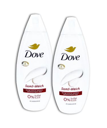 Dove Dove Velvety Shower Gel 2 x 250 ml Pack of 2