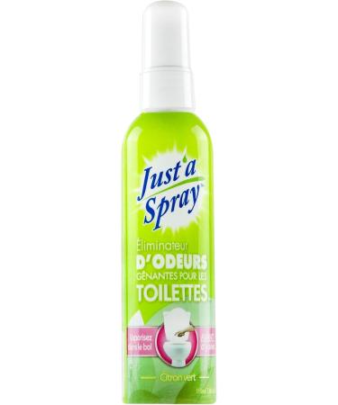 Just a Spray Key Lime 115 ml - Home & Office Poop Spray Before You Go Toilet Odor Eliminator - Bathroom Deodorizer Just One Spray Toilet Freshener Safe for Septic - Buy Online on GoSupps.com