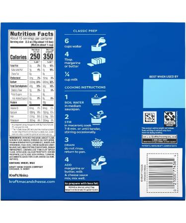 5x206g KRAFT MAC & CHEESE Original Macaroni Pasta Dinner Boxes - Buy Online on GoSupps.com