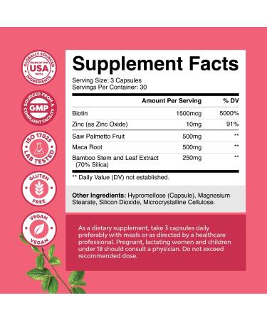 Bundle of Red Yeast Rice with CoQ10 Supplement - Advanced Healthy Heart & Cholesterol Levels and Saw Palmetto for Women 500mg - DHT Blocker - Hair Vitamins for Hair Loss with Maca Root & Biotin - Buy Online on GoSupps.com