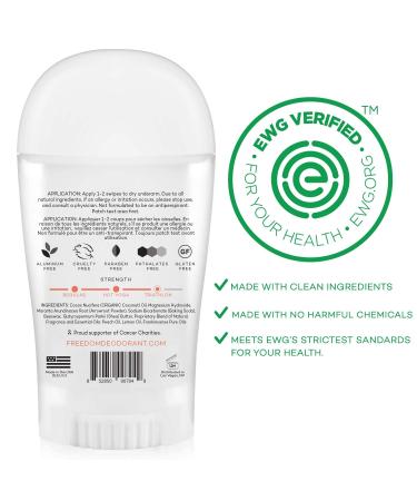 Freedom Deodorant Frankincense Peach 1.9 oz - Natural, Long-Lasting Protection - Buy Online on GoSupps.com