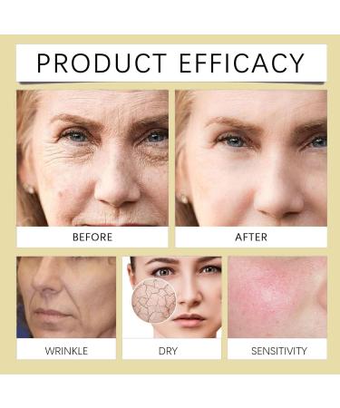 FLLUOUZH 3 Pieces Golden Collagen AntiWrinkle Cream 50g Korean Collagen Facial Moisturizer Long Lasting Deep Moisturizing Firming Cream AntiAging & Skin Tightening Cream - Buy Online on GoSupps.com