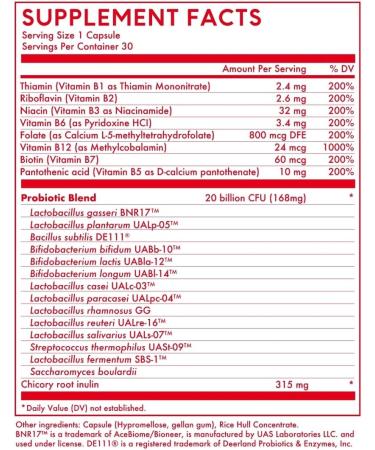 Dr. Kellyann Harmony Probiotic Weight Management (30 Capsules) Prebiotic and Probiotic to Support Weight Management and Promote Optimal Gut Health - Buy Online on GoSupps.com
